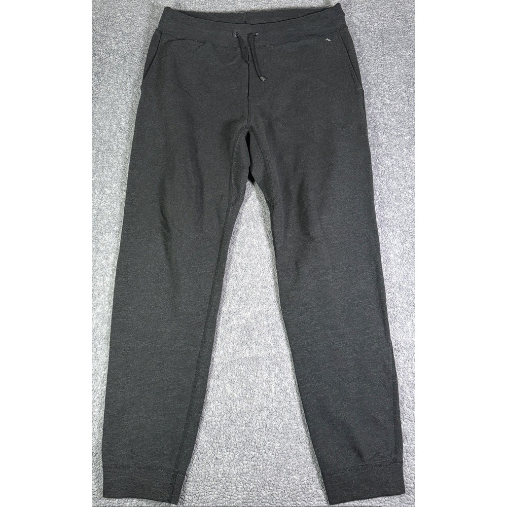 Rag & Bone Men's Gray Jogger Sweatpants Size Large Drawstring Handmade In Peru